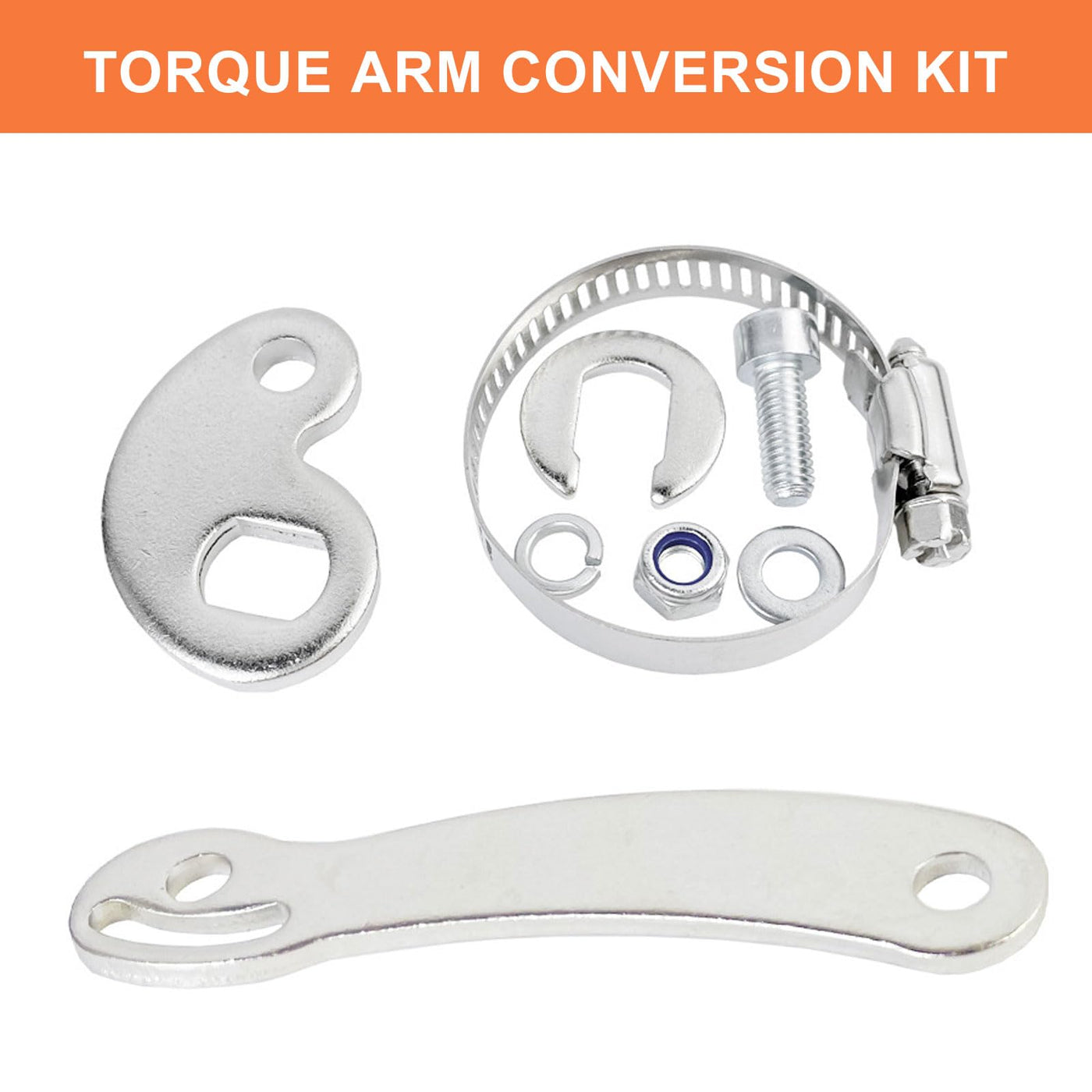 kingsea 2pcs Torque Arm Conversion Kit, M14 Durable Universal Electric Bike Conversion Kit as Bike Accessories Kit for Electric Bicycle Front or Rear Hub Motors