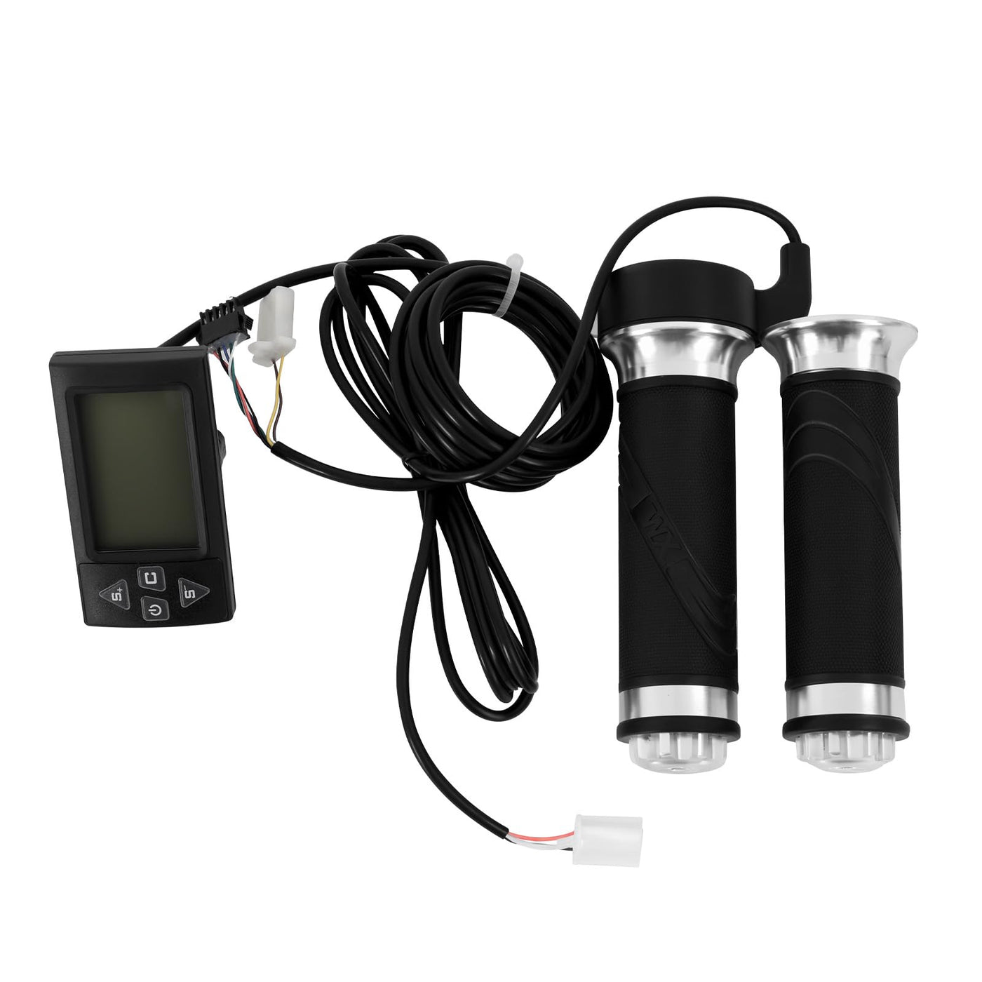 jiumxliu 26 Zoll 48V Ebike Umbausatz 1000W Elektrofahrrad Umbausatz Vorderrad Bürstenloser Getriebemotor Ebike Conversion Kit 31.05 km/h, 7-Stufen PAS, Tempomat, LCD-Display