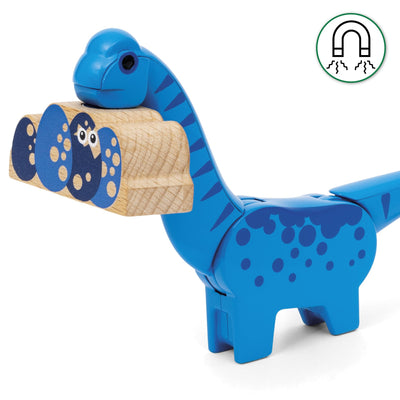 BRIO World - 36096 Dinosaurier Batteriezug - Spielzeugzug für Kinder ab 3 Jahren