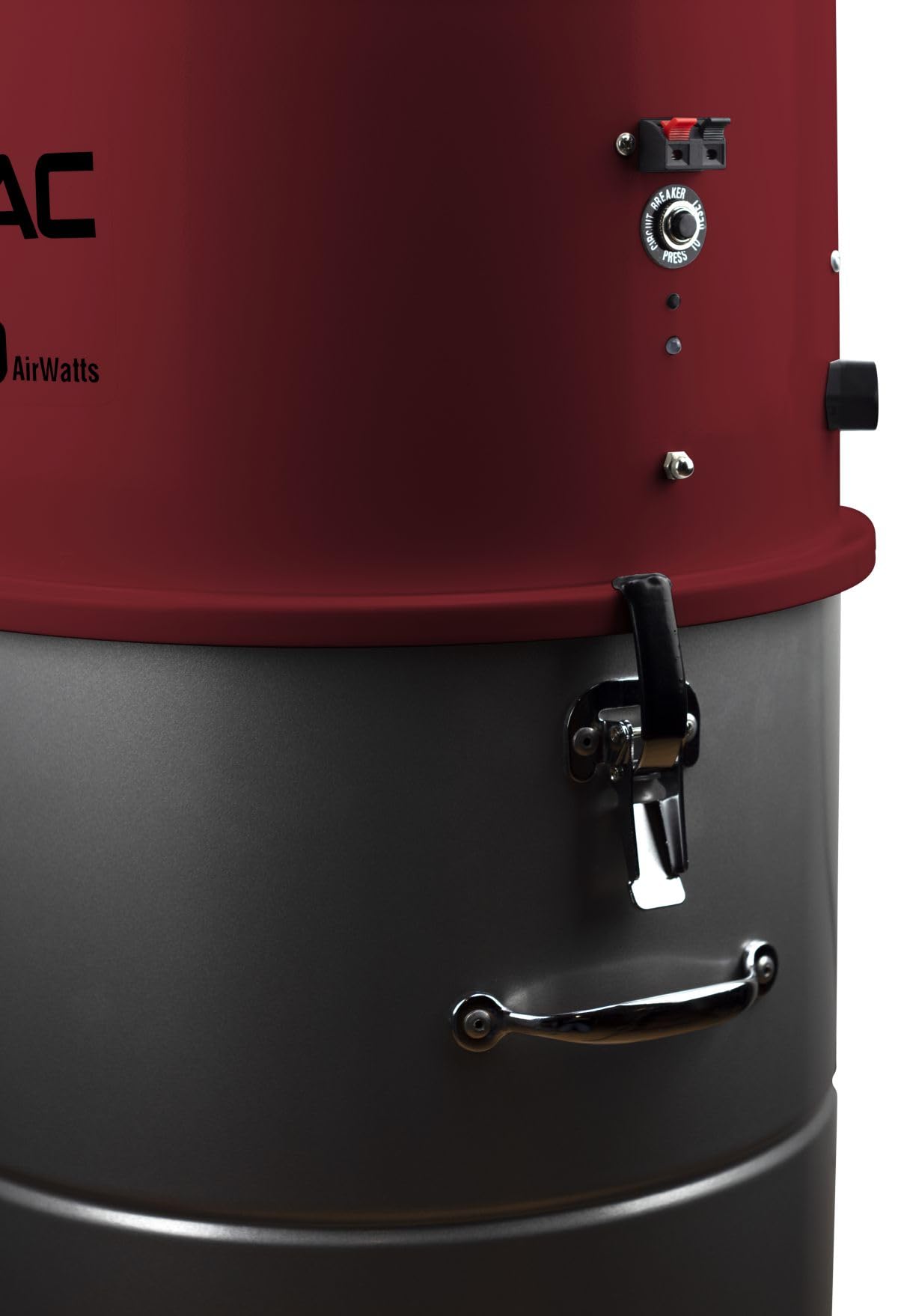 HouseVac Zentralstaubsauger HV-755ST-35H + Premium Reinigungszubehör-Kit 7.5m zur Reinigung Ihres Hauses|Saugkraft 755 AirWatts|Ametek Motor-1700W 2 Turbinen Soft Start/Stop| Hybridzyklonfiltration