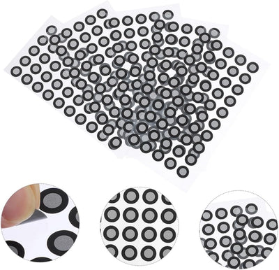 HOMSFOU 25 Blätter Reflektierende Folie für den Scanner reflektorfolie Reflective Sticker Aufkleber Markierungspunkte des Scanners Referenzpunkte für 3D-Scanner - Zubehör das Haustier
