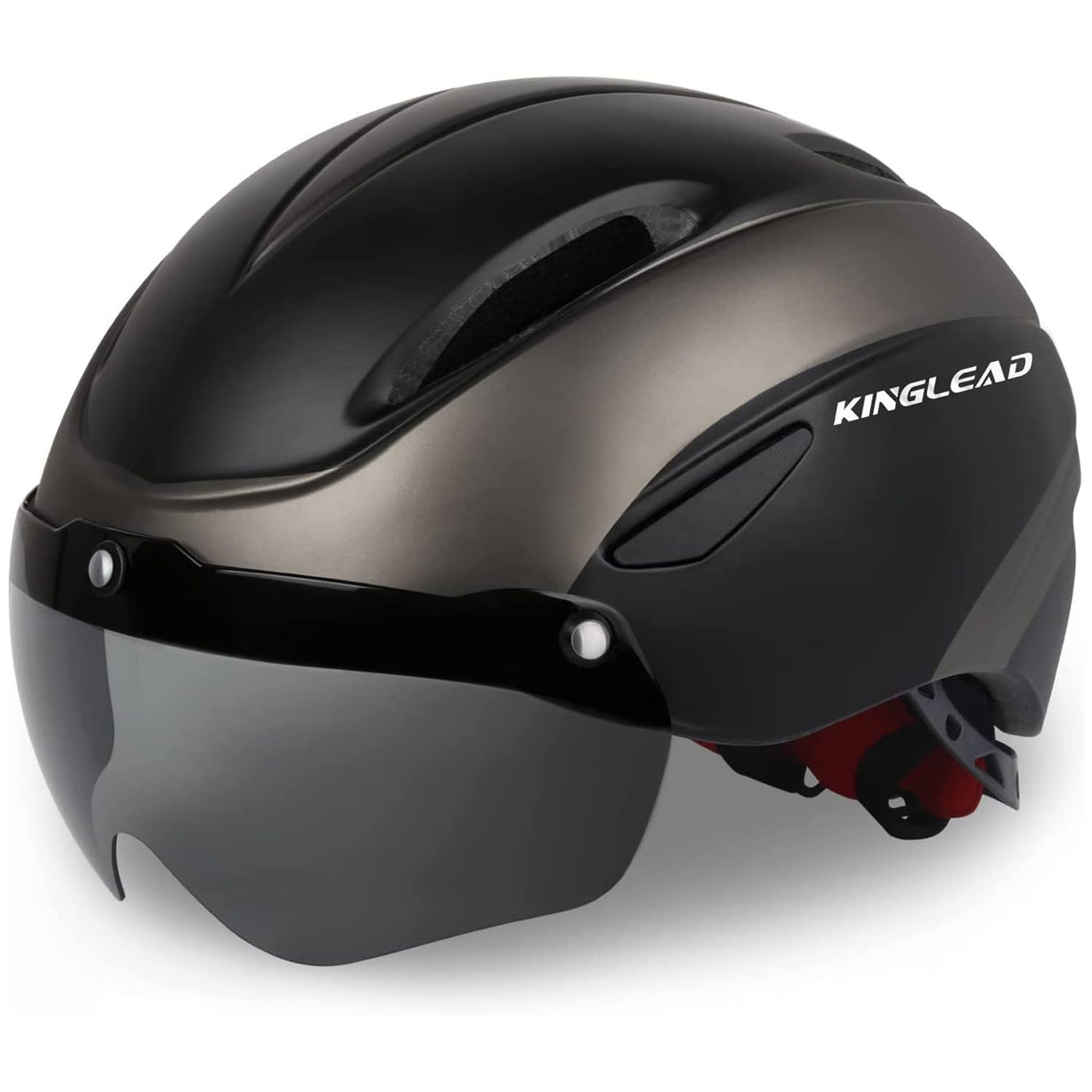 KINGLEAD Fahrradhelm,Fahrradhelm mit Magnetische Schutzbrille Fahrradhelme Einstellbarer Radhelm Rennradhelm für Erwachsenen Herren Damen Fahrradhelm MTB Mountainbike Helm