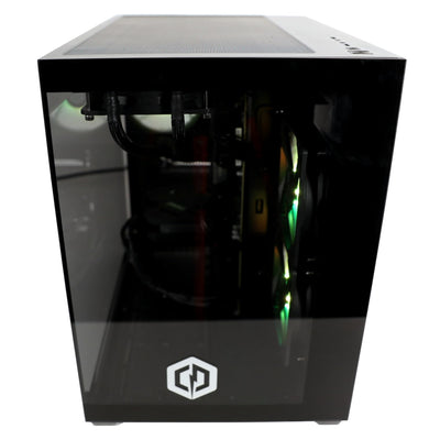 CYBERPOWERPC Luxe PC Gaming-PC - Intel i7-12700KF, Nvidia RTX 4070 Super 12GB, 32GB RAM, 1TB NVMe SSD, 650W PSU, Wasserkühlung, Windows 11, Ark RGB