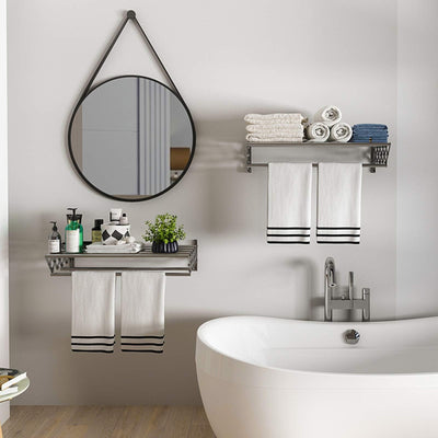 Wuciray Wäscheständer Wand Ausziehbar Klappbar Wandtrockner 80cm Edelstahl Balkon Ständer Wandwäschetrockner Wandmontage Platzsparender Handtuchhalter Clothes Drying Rack für Waschraum