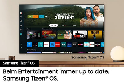 Samsung QLED 4K Q70D Fernseher 65 Zoll, Samsung TV mit AI Quantum Prozessor 4K, 4K AI Upscaling, Samsung Tizen OS, Motion Xcelerator 120 Hz, Smart TV, KI TV, GQ65Q70DATXZG, Deutsches Modell [2024]