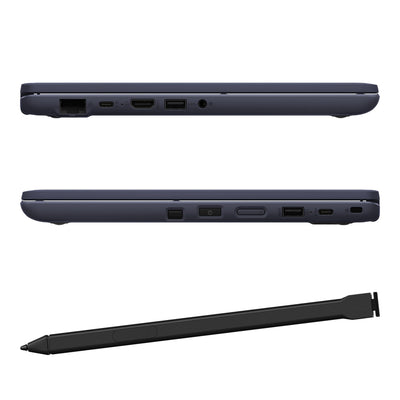 ASUS ExpertBook BR | Convertible | Mineral Grey | 14" FHD Touch-Display | Core i3 N305 | RAM: 16GB | SSD: 500GB | Stylus Pen | Windows 11 Pro