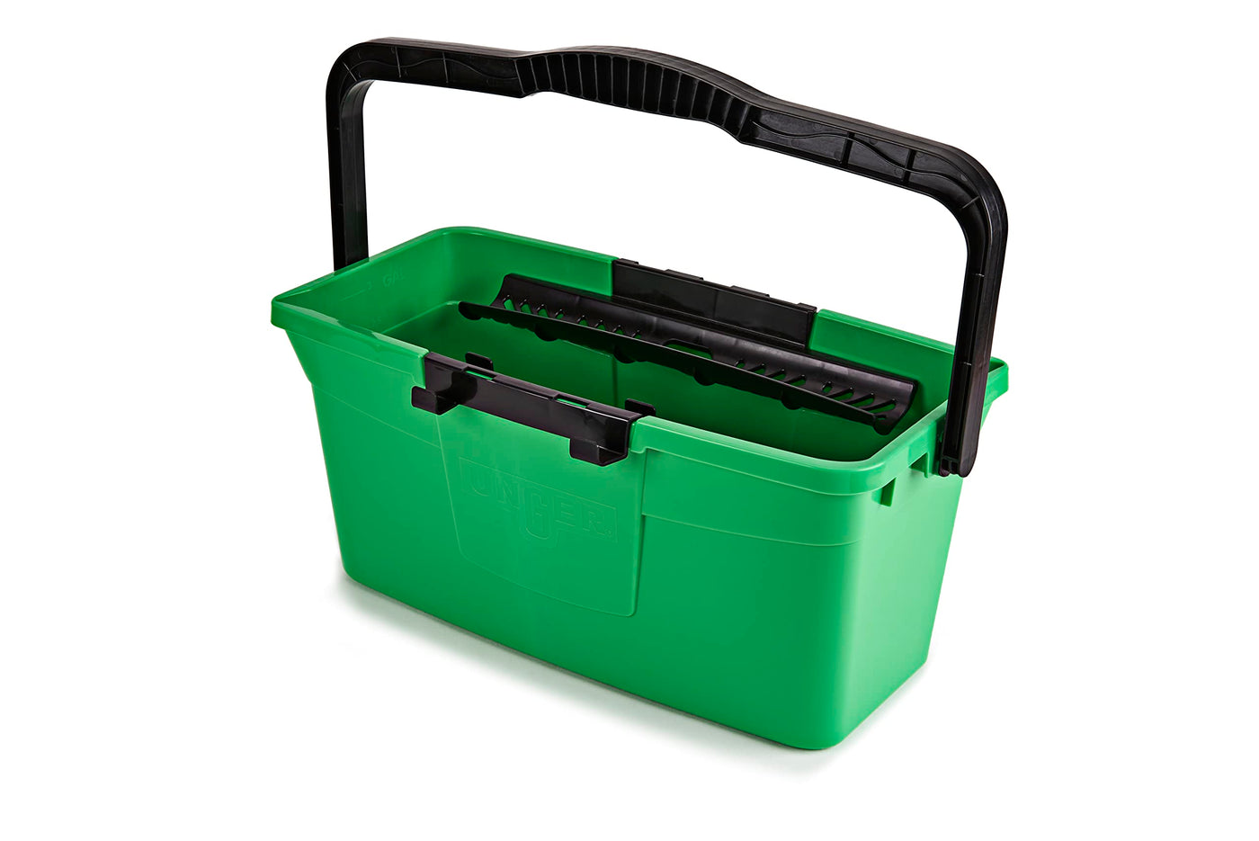 Unger Fenster Reinigungs-Kit (Fensterwischer, Trägerteil, Mikrofaser-Bezug, Eimer 12 L, Reinigungsmittel, Schaber, Glastuch Breite 35 cm) AK015