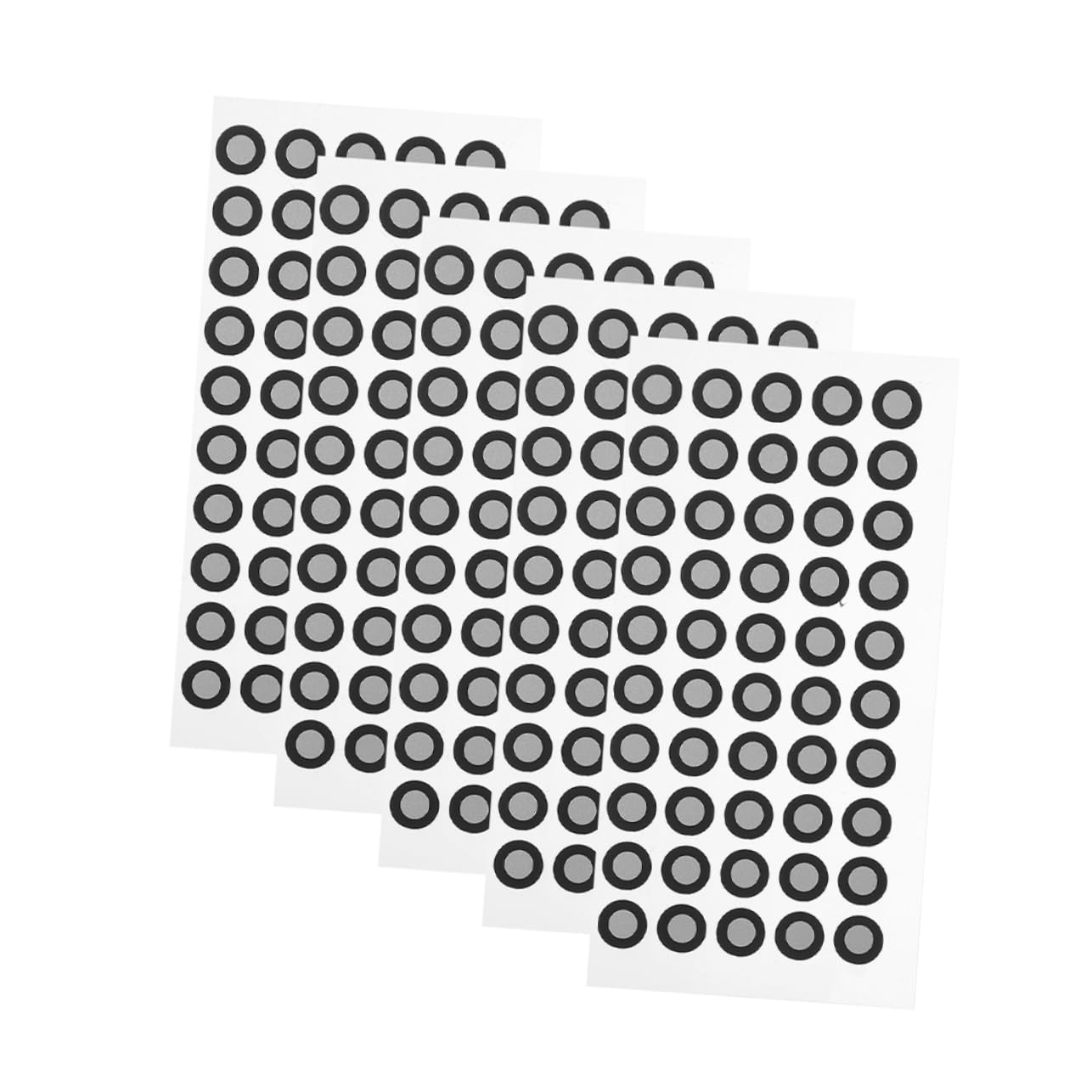 UKCOCO 15 Blätter Reflektierende Folie Für Den Scanner Logo-Aufkleber Referenzpunkte Zum Scannen Reflektierende Filmbezugspunkte Bezugsmarkierungspunkt Das Haustier Das Schild 3D