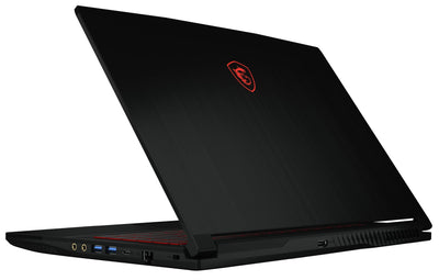 MSI Thin GF63 Gaming Notebook | 39,6 cm (15,6 Zoll) Full-HD 144 Hz | Intel Core i5-12450H | 16GB RAM | 512GB SSD | RTX 4050 6 GB | Windows 11 Home | QWERTZ Tastatur | Schwarz | 12VE-087