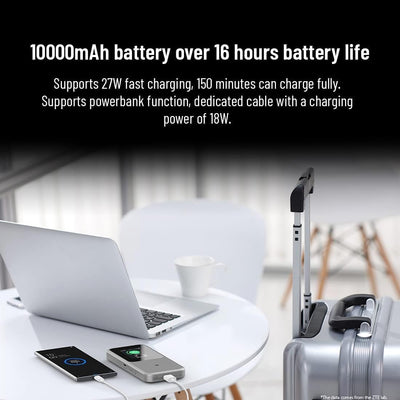 ZTE MU5120 – der leistungsstärkste tragbare 5G-WLAN-Hotspot, riesiger 10000-mAh-Akku, 18 W Reverse Charge, NFC, 2,4-Zoll-Touchscreen, verbindet 64 Geräte – SIM-Slot entsperrt