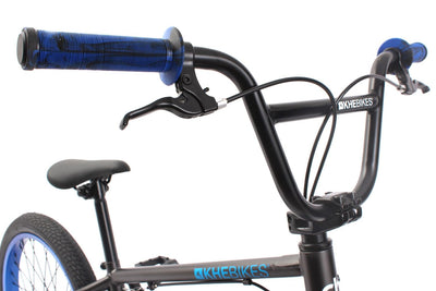 KHEbikes BMX Fahrrad Chris BÖHM, 20 Zoll, patentierter Affix 360° Rotor, matt dunkelgrau, leichtes Gewicht - nur 11,3kg!