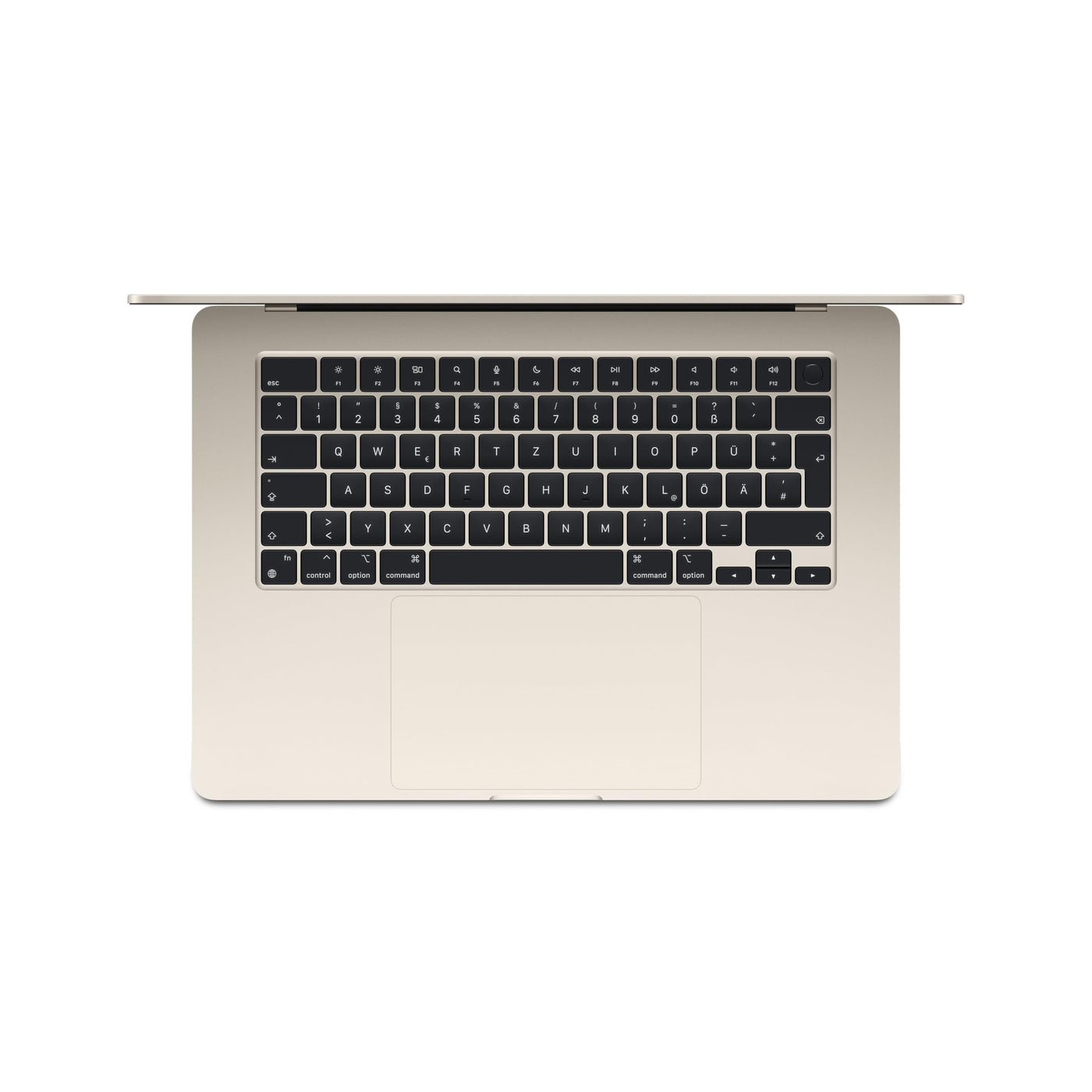 Apple 15" MacBook Air Laptop mit M3 Chip: 15,3" Liquid Retina Display, 16 GB gemeinsamer Arbeitsspeicher, 256 GB SSD Speicher, beleuchtete Tastatur, 1080p FaceTime HD Kamera, Touch ID, Polarstern