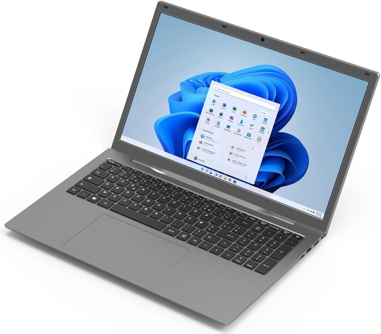 shinobee difinity (17,3 Zoll HD++) lautloses Notebook (Intel® Celeron® N4120 4 Kerne, 2.70 GHz, 16GB DDR4, 1000 GB SSD, USB 3.0, Bluetooth, Intel UHD Graphics 600, HDMI, Windows 11, MS Office) #7564