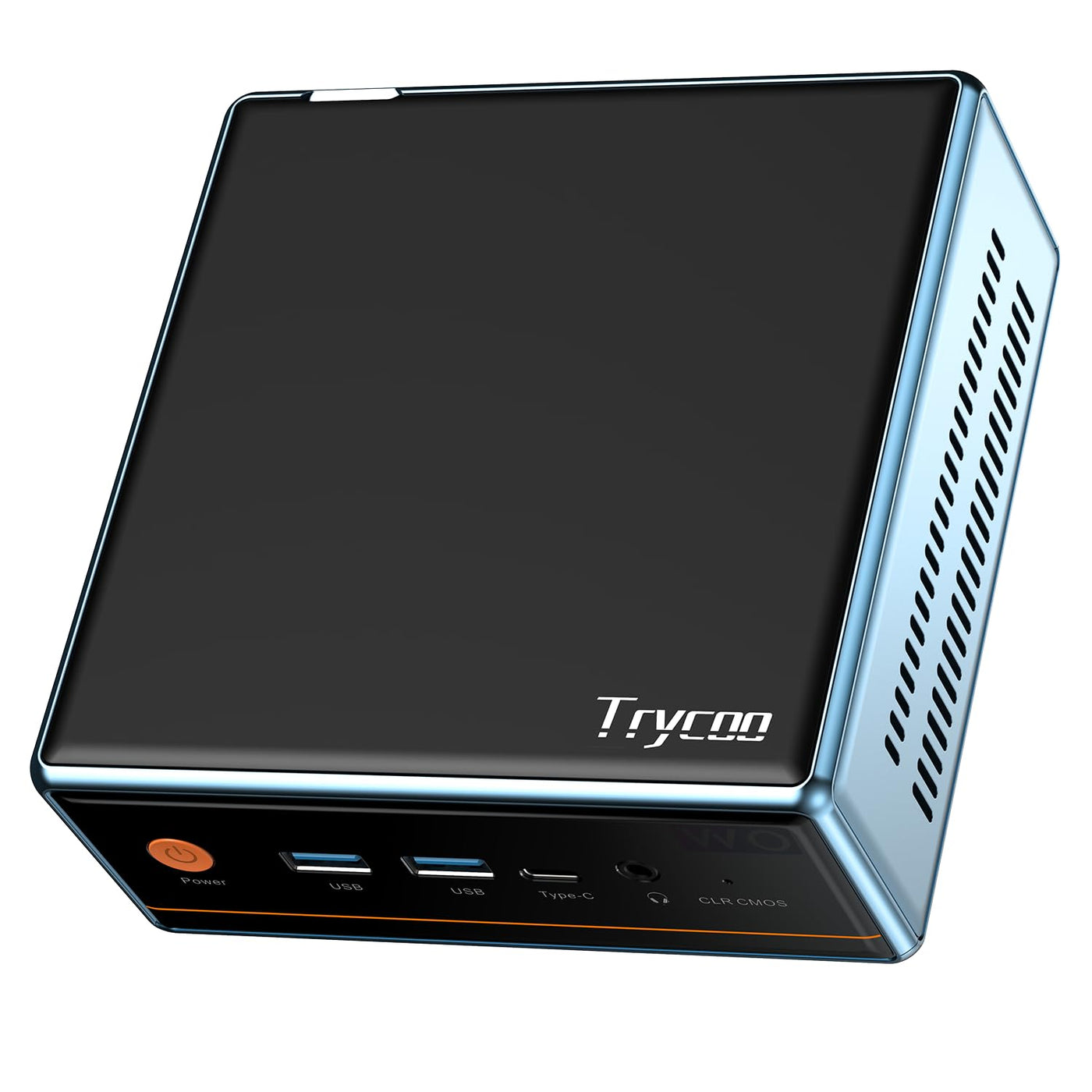 Trycoo WO-4 Mini-PC, AMD Ryzen 5 5500U Prozessor (4,0 GHz), 16 GB DDR4 RAM 500 GB SSD, Unterstützung 4K bei 60 Hz Triple Output/WiFi6/BT5.2/Dual RJ45/USB3.2 (R5 5500U 16 GB RAM 512 GB SSD)