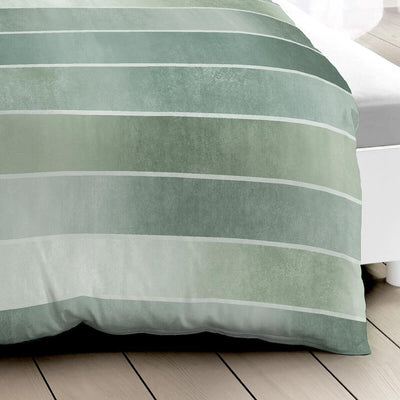 Kaeppel Mako-Satin Bettwäsche Timeless Jade, 1 Bettbezug 135 x 200 cm + 1 Kissenbezug 80 x 80 cm