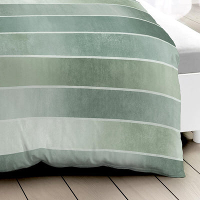 Kaeppel Mako-Satin Bettwäsche Timeless Jade, 1 Bettbezug 135 x 200 cm + 1 Kissenbezug 80 x 80 cm