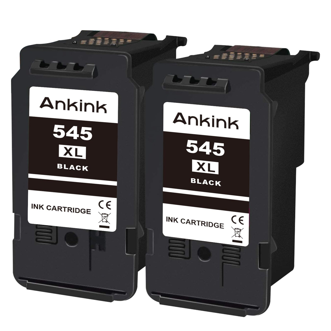 ANKINK Kompatibel Tintenpatrone Druckerpatronen als Ersatz für PG 545XL für Canon Patrone 545 XL für MG2450 MG2550 MG2950 MG2550s TR4550 TR4551 TR4650 TS3350 IP2850 MX490 MX495 MG3050, Schwarz 2 Pack