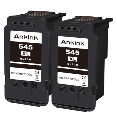 ANKINK Kompatibel Tintenpatrone Druckerpatronen als Ersatz für PG 545XL für Canon Patrone 545 XL für MG2450 MG2550 MG2950 MG2550s TR4550 TR4551 TR4650 TS3350 IP2850 MX490 MX495 MG3050, Schwarz 2 Pack