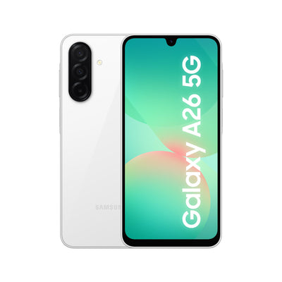 Samsung Galaxy A26 5G AI Smartphone ohne Vertrag, Simlockfreies AI Handy mit Android, 6 GB RAM, 128 GB Speicher, 50-MP-Kamera, Mint, 2,5 Jahre Herstellergarantie [Exklusiv auf Amazon]