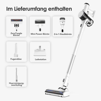 Tineco Pure ONE Air PRO kabelloser Staubsauger, ideal für Tierhaare, Multizyklon, mit Mehreren Aufsätzen, extrem leise, leistungsstarke Saugkraft, Zeitloses
