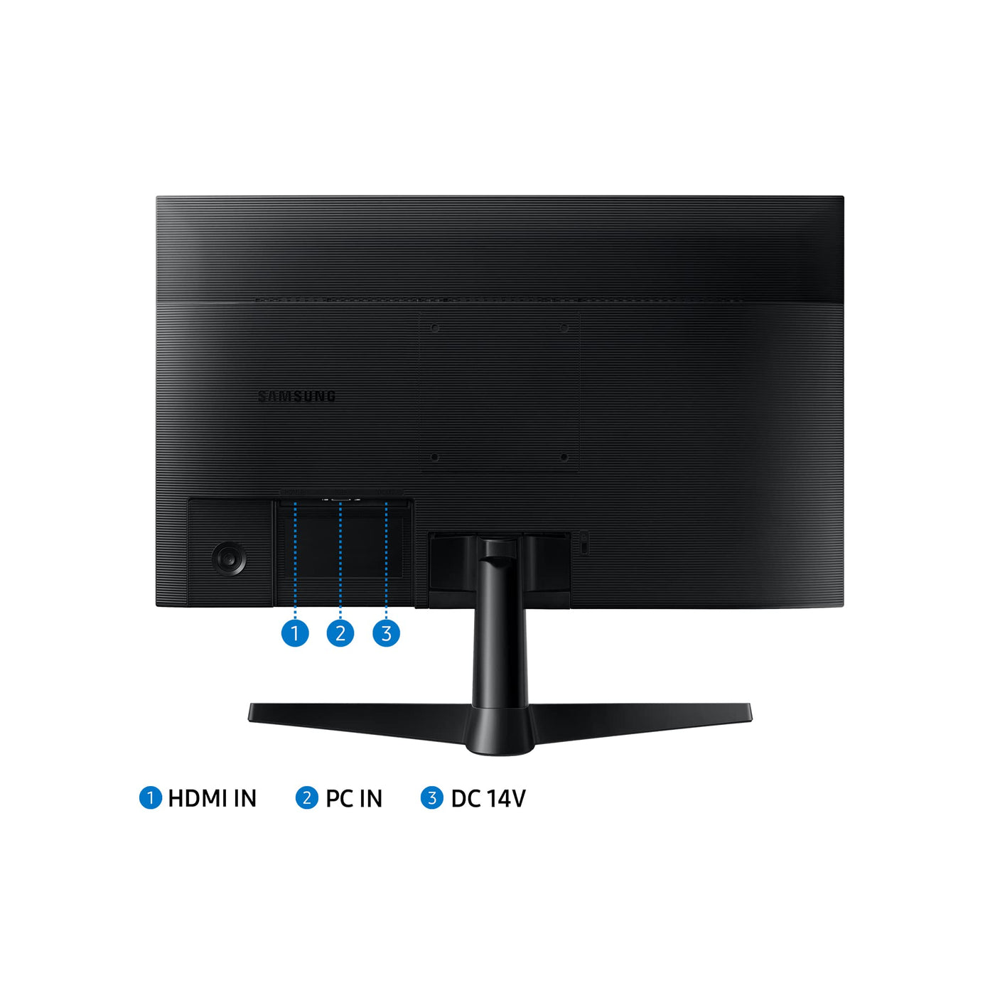 Samsung S31C Essential Monitor S27C314EAU, 27 Zoll, IPS-Panel, Full HD-Auflösung, Eco Saving Plus, AMD FreeSync, 5 ms Reaktionszeit, Bildwiederholrate 75 Hz, Schwarz