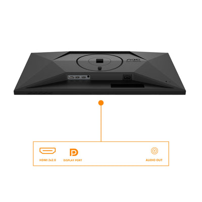 AOC Gaming Q27G4XD – 27-Zoll-QHD-Monitor, 180 Hz, 1 ms GTG, schnelles IPS, FreeSync Prem, G-Sync Comp, HDR400, höhenverstellbar (2560 x 1420, HDMI 2.0, DisplyPort 1.4, USB-Hub)