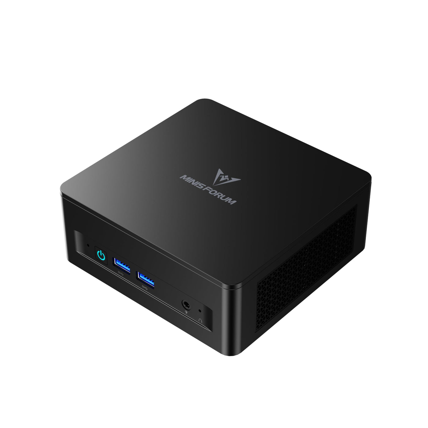 MINISFORUM UM690 Slim Mini-PC Barebone, AMD Ryzen 9 6900HX Mini-Computer (8C/16T, bis zu 4,9 GHz), DP/HDMI 2.1/USB4, 4 x USB Typ A, WIFI6E/BT5.3, kein RAM/SSD