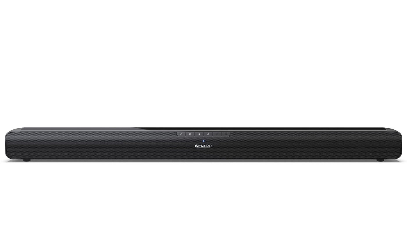 SHARP HTSB100 2.0 Soundbar 75W (USB, Bluetooth, HDMI, Optisch, AUX-In (3,5mm), Breite: 80cm), schwarz