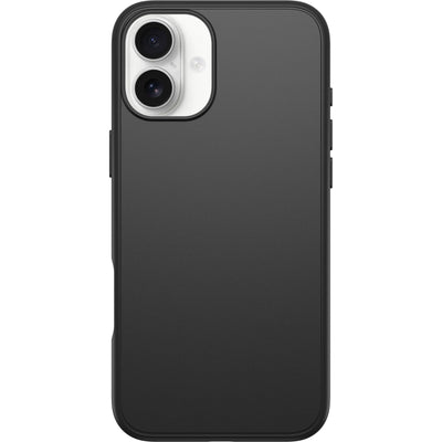 OtterBox Symmetry Series MagSafe Hülle für iPhone 16 Plus, stoßfest, sturzsicher, dünne Schutzhülle, 3X mehr Stürze als nach Militärstandard, Schwarz, Keine Einzelhandelsverpackung