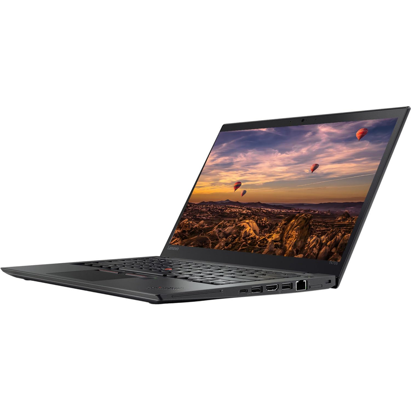 Lenovo Thinkpad T470s Business Laptop, 14 Zoll FHD(1920x1080), Intel Core i5-6300U, 12 GB RAM, 256 GB SSD, QWERTY Tastatur, Windows 11 Pro (Generalüberholt)