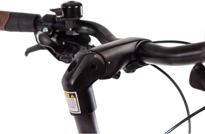 Airtracks Damen Trekking Fahrrad 28 Zoll Trekkingbike TR.2820L City Bike Trekkingrad Shimano ACERA RD-T3000 24 Gang Kettenschaltung Nabendynamo Weiß Matt Damen 48cm Körpergröße 155-170cm