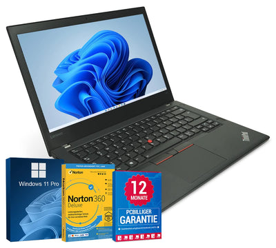 Lenovo ThinkPad T470 14 Zoll Full HD Laptop Intel Core i5-7300U@ bis zu 3,5 GHz 16 GB 512 GB SSD mit Windows 11 Pro & GRATIS Antiviren-Software inkl. 12 Monate Garantie (Generalüberholt)