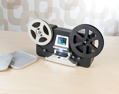 Somikon Filmscanner: HD-XL-Film-Scanner & -Digitalisierer für Super 8 & 8 mm, bis 7'-Rollen (Filmdigitalisierer, Filmscanner 8mm, Filmdigitalisierung)