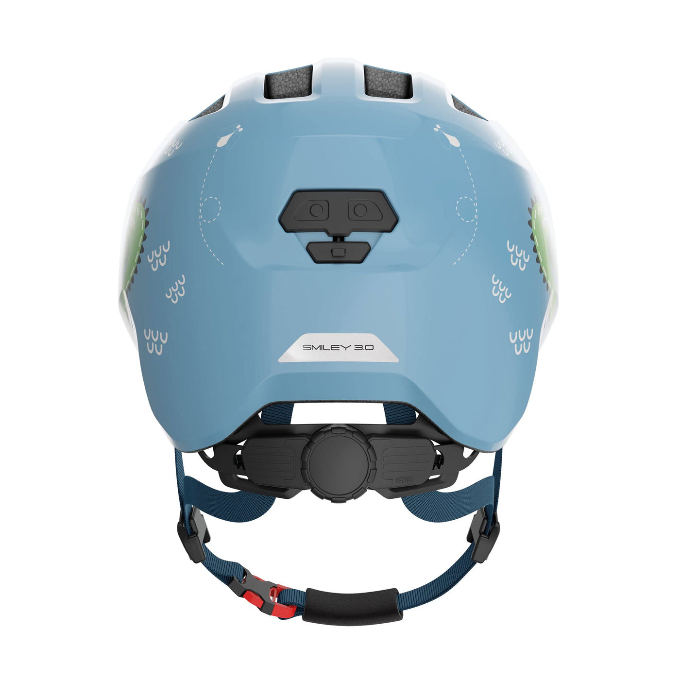 ABUS Unisex Fahrradhelm, Hellblau (Blue Croco), M (50-55 cm)