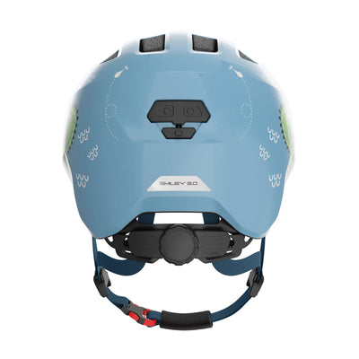 ABUS Unisex Fahrradhelm, Hellblau (Blue Croco), M (50-55 cm)