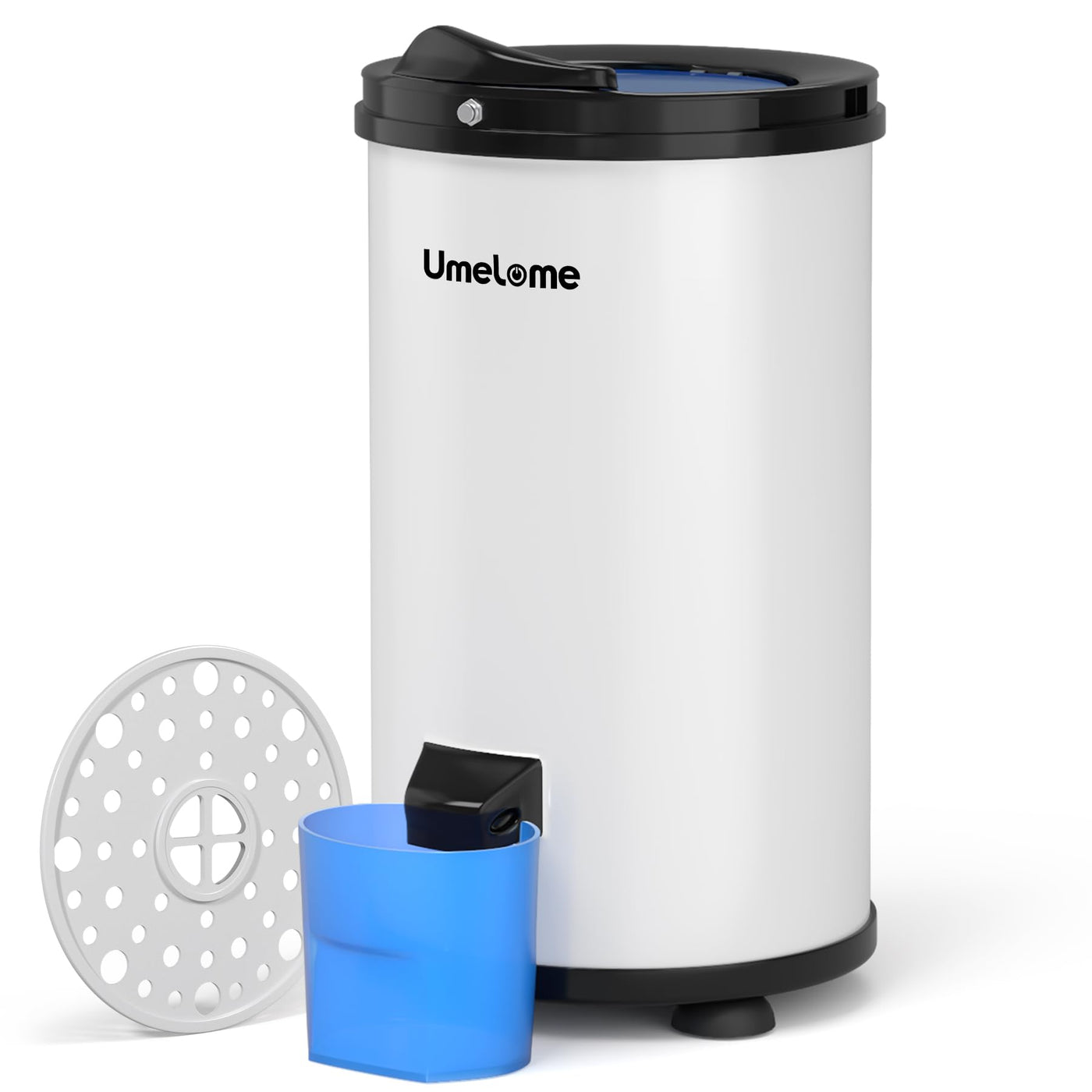 Wäscheschleuder 3200 U/min Umelome, 6KG, Energie-und Stromsparschleuder wäscheschleudern, Energieklasse A+++, Weiß