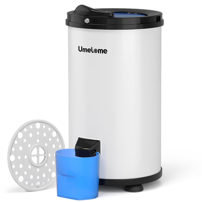 Wäscheschleuder 3200 U/min Umelome, 6KG, Energie-und Stromsparschleuder wäscheschleudern, Energieklasse A+++, Weiß
