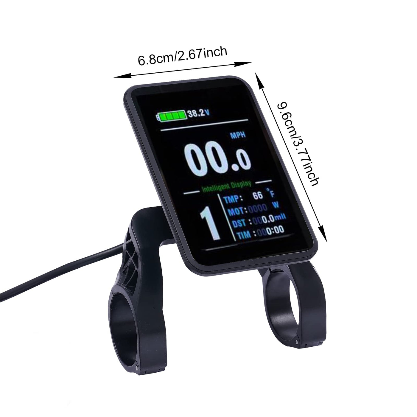 Dekltus Ebike Umbausatz, 36 V 24 Zoll Elektrofahrrad Umbausatz, 500W E-Bike Conversion Kit mit Display, Elektrofahrrad Motor Umbausatz Vorderrad - Maximale Geschwindigkeit von 30-35KM/H