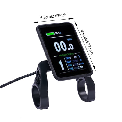 Dekltus Ebike Umbausatz, 36 V 24 Zoll Elektrofahrrad Umbausatz, 500W E-Bike Conversion Kit mit Display, Elektrofahrrad Motor Umbausatz Vorderrad - Maximale Geschwindigkeit von 30-35KM/H