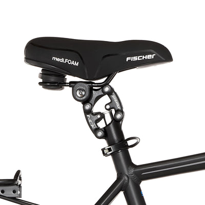 Fischer E-Bike Trekking, VIATOR ETH 1861 Elektrofahrrad für Herren, RH 50 cm, Mittelmotor 80 Nm, 48 V Akku, schwarz matt, 28 Zoll