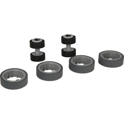 Fujitsu PFU Verbrauchs-Set 3670-400K für fi-7140, fi-7240, fi-7160, fi-7260, fi-7180, fi-7280 inkl. 2 Pick-Rollen und 2 Bremsenrollen Geschätzte Lebensdauer: bis zu 400K Scans, CON-3670-400K