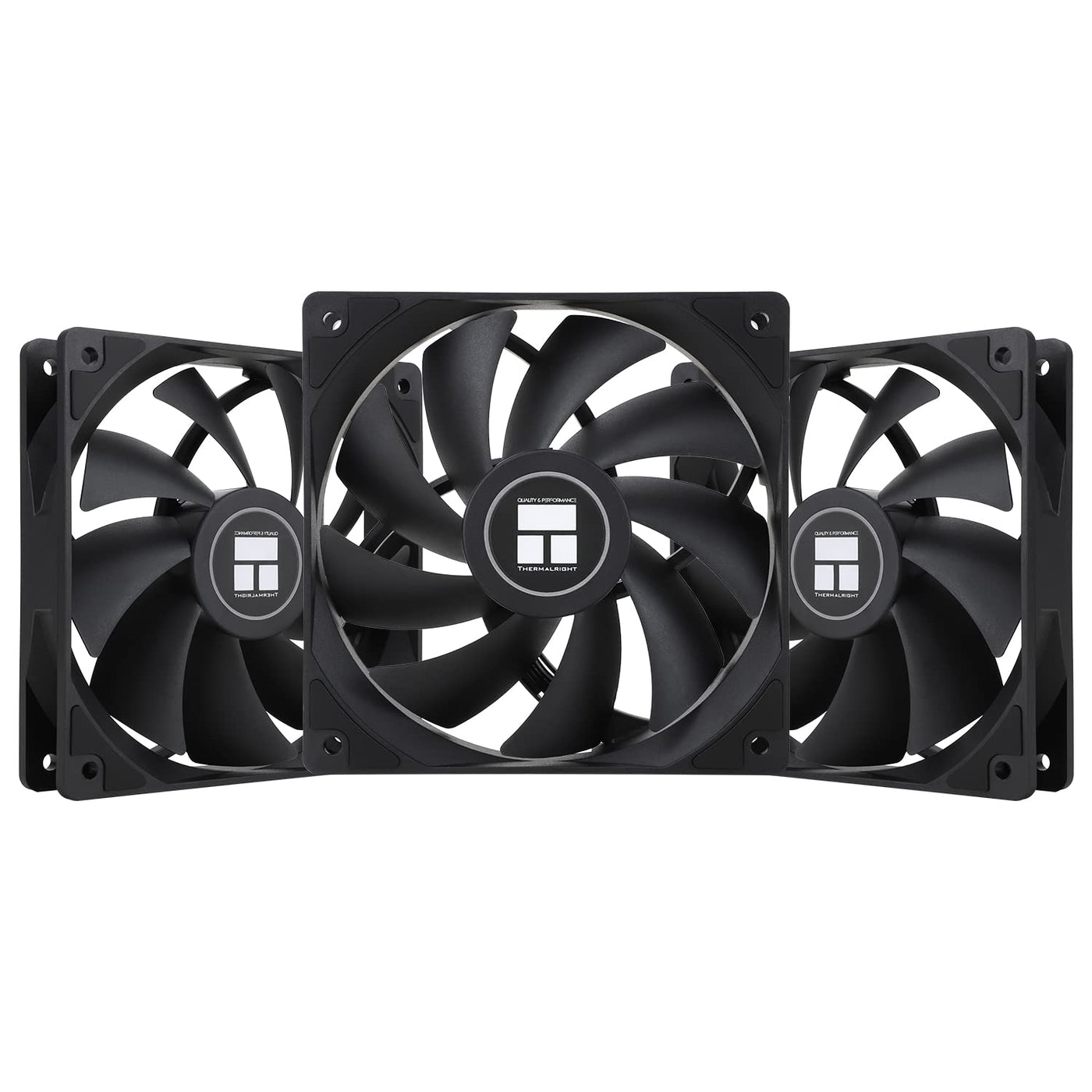 Thermalright TL-C12C CPU-Lüfter 120mm Gehäuse Kühler Lüfter, 4Pin PWM Silent Computer Lüfter mit S-FDB Lager enthalten, bis zu 1550RPM Lüfter
