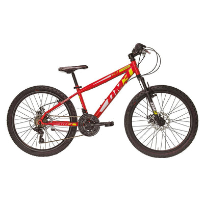 Alpina Bike Jungen Flip Mountainbike, Rot, 24