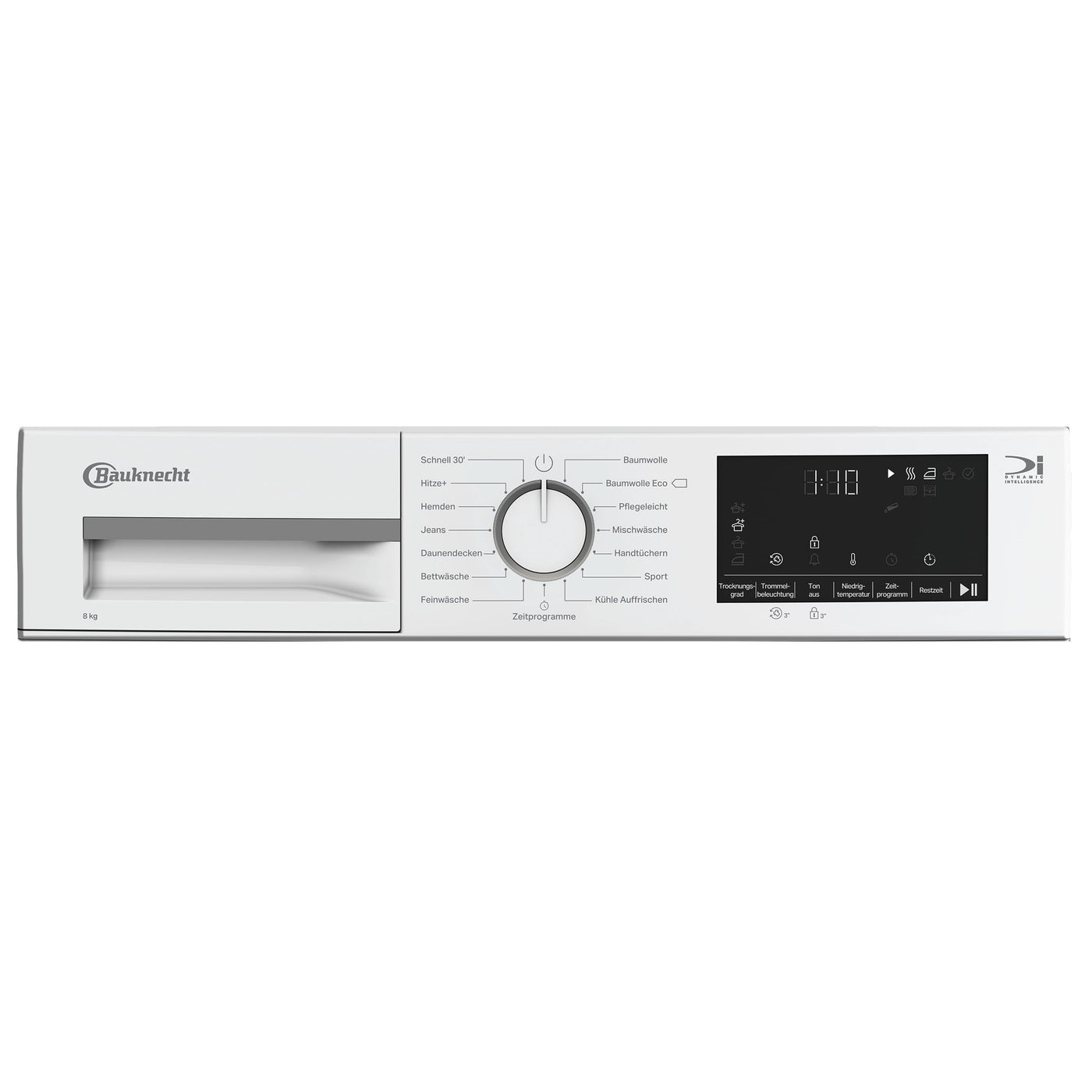 Bauknecht BD 8D WWS Wärmepumpentrockner / 8 kg/EEK A++ / Precision Dry - Intelligentes Trocknen/Inverter Motor/Slim - extra schmal 54,50cm Tiefe/Trommelbeleuchtung