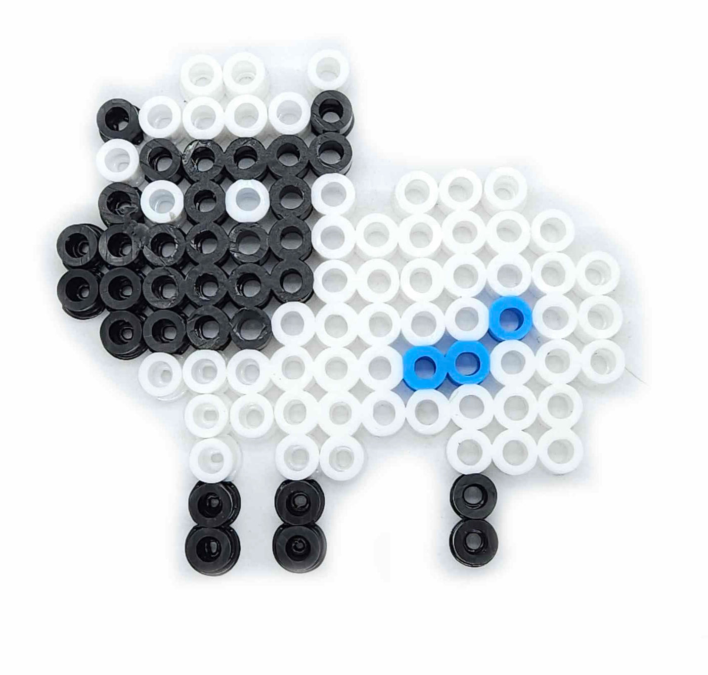 1000 Maxi XL 10mm Bügelperlen Set Bauernhof, 1 Maxi Stiftplatte, 1000 Bunte Bügelperlen, 10 Papiervorlagen, 3x Bügelpapier Kreativer Bastelspaß für Kinder ab 3 Jahren.