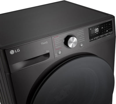 LG F2V7SLIM9B Waschmaschine | 9 kg | Energie A | Steam | Schwarz