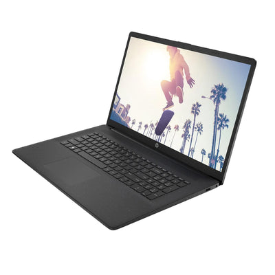 HP 17 - Schwarz - 17,3" FHD - Celeron N4120 - RAM: 32GB - SSD: 500GB - Windows 11 Pro #mit Funkmaus +Notebooktasche
