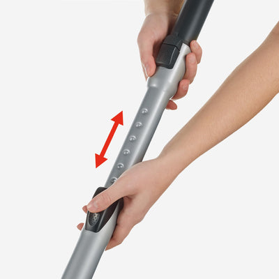 SEVERIN Staubsauger mit Beutel, kompakter & leiser Bodenstaubsauger für Teppich - & Hartböden, 750 W, Soft-Sound-Bodendüse, 8 m Reichweite, schwarz, BC 7030