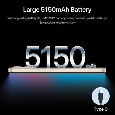 UMIDIGI G1 Smartphone Ohne Vertrag,Android12 Günstig Handy,6,52" HD+ Vollbild 32GB (Erweitern 256 GB),5150mAh Akku,Dual SIM 4G LTE Mobiltelefonen,13MP+5MP Handy zum Senioren Kinder Geschäft (Roségold)