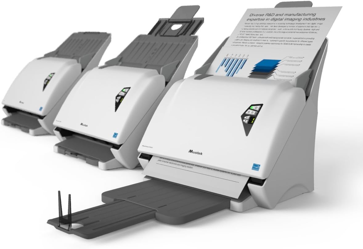 Home Office-Mustek iDocScan P45 High Speed Documentscanner weiß